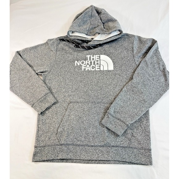 The North Face Other - North Face Mens Pullover Hoodie Medium Bold Half Dome White Logo front and back